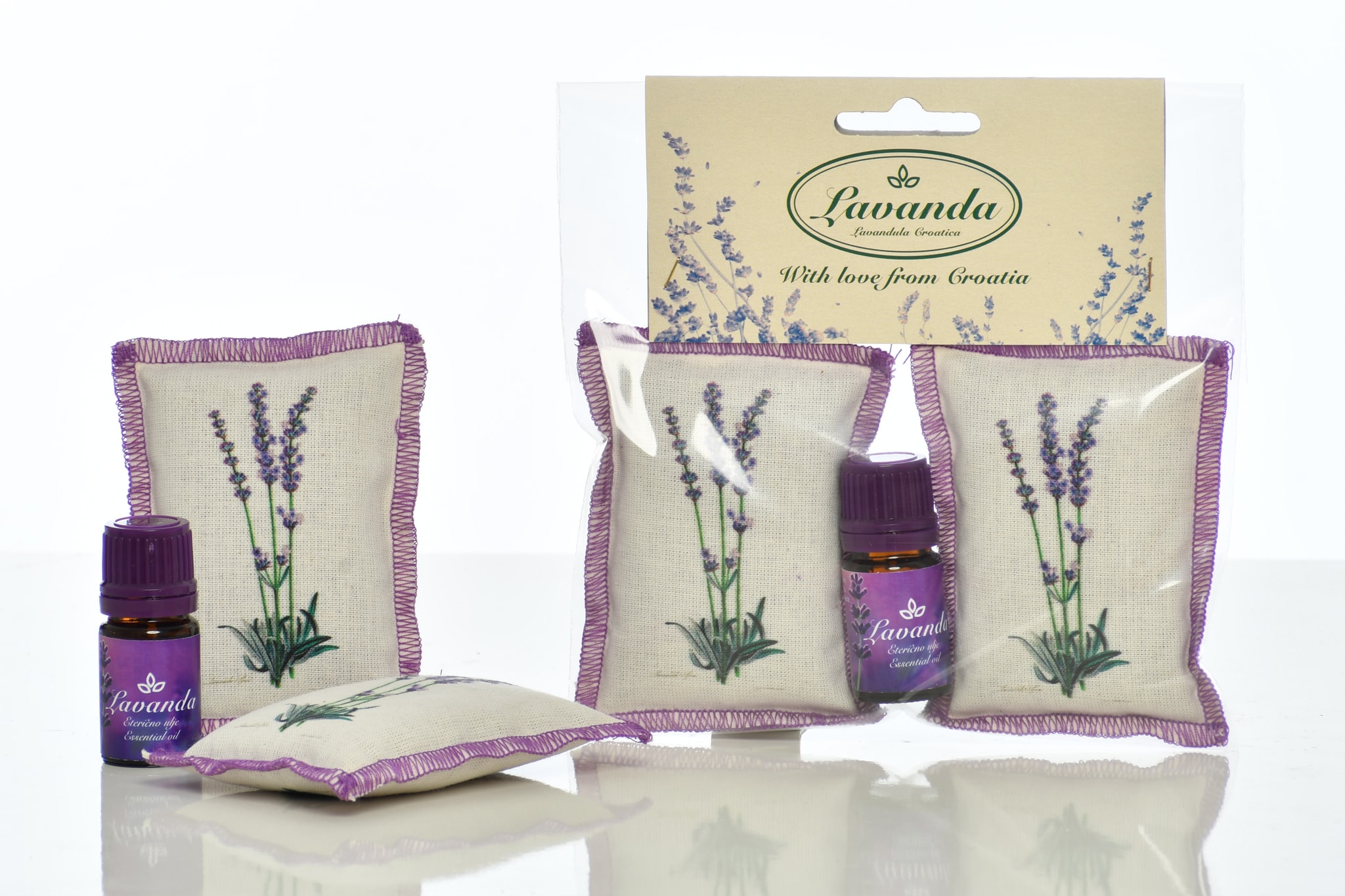 Jastučići sa tiskom 2/1 + lavanda ulje 5ml - Slika 1